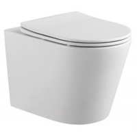 Унитаз Aquatek Вега подвесной, тонкое сиденье Микролифт