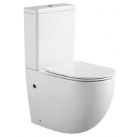 Унитаз-компакт Aquatek Европа AQ2903-00 с бачком и микролифтом, безободковый