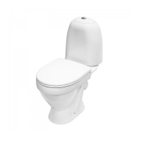 Унитаз-компакт Sanita Виктория эконом (косой, нижн.подв 1 кн. арм. Уклад, сид полипропилен)