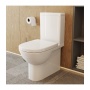 Унитаз-компакт Sanita QUADRO LUXE Slim SL D, прямой выпуск, дюро,душ. смыв