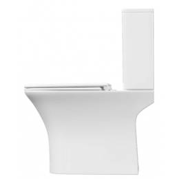 Унитаз-компакт Aquatek Optima Square с сиденьем микролифт, быстросъем