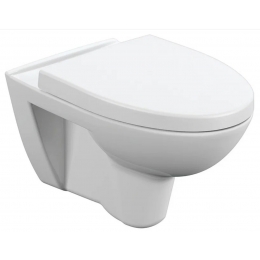 Унитаз подвесной Cersanit Parva Clean On безободковый с крышкой-сиденьем микролифт