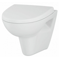 Унитаз подвесной Cersanit Parva Clean On безободковый с крышкой-сиденьем микролифт