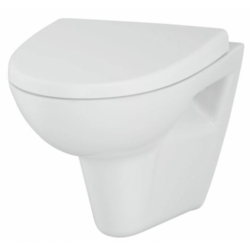 Унитаз подвесной Cersanit Parva Clean On безободковый с крышкой-сиденьем микролифт купить в интернет магазине Санрай73