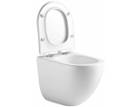 Унитаз Aquatek Гелиос подвесной, безободковый, смыв торнадо, сиденье микролифт