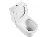 Унитаз-компакт Aquatek Гелиос безободковый, смыв торнадо, сиденье микролифт