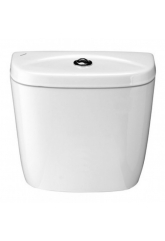 Бачок ЛАЙН Rimless с крышкой, белый (15см) Santek