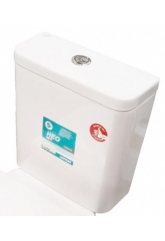 Бачок НЕО с крышкой, белый (15см) Santek