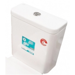 Бачок НЕО с крышкой, белый (15см) Santek