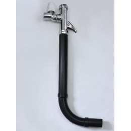 Кран смывной КРС-20 с пластмассовой трубой (рычаг)