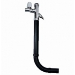 Кран смывной КРС-20 с пластмассовой трубой (рычаг)