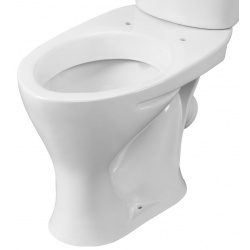 Чаша унитаза Santeri Версия белый антивсплеск, косой выпуск
