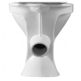 Чаша унитаза Santeri Версия белый антивсплеск, косой выпуск