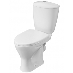 Унитаз-компакт Santeri Версия белый антивсплеск, косой выпуск, 1 режим, сиденье, г. Воротынск