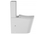 Унитаз-компакт анатомический WAVE SILUET Tornado 3.0 сиденье дюропласт, микролифт, быстросъем, белый