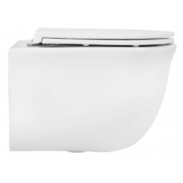 Унитаз Aquatek Классик подвесной, безободковый, с сиденьем Микролифт