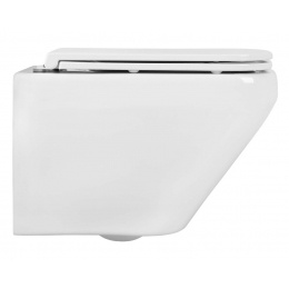 Унитаз Aquatek Лира подвесной, безободковый, с сиденьем Микролифт