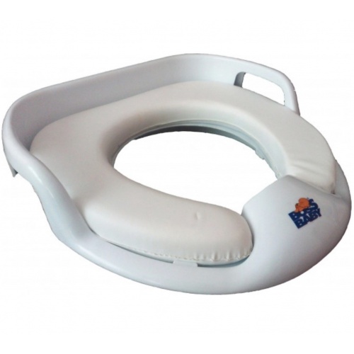 Накладка детская к сиденью мягкая BossBaby белая купить в интернет магазине Санрай73