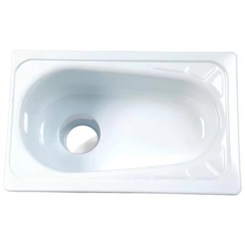 Чаша генуя стальная эмалированная ГОМЕЛЬ (без сифона и водорассекателя) УЦЕНКА купить в интернет магазине Санрай73