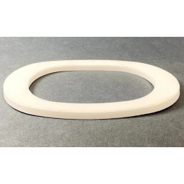 Прокладка УКЛАД ВЕСТ между бачком и унитазом, белая, овальная