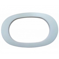 Прокладка УКЛАД ВЕСТ между бачком и унитазом, белая, овальная