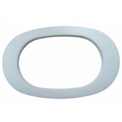 Прокладка УКЛАД ВЕСТ между бачком и унитазом, белая, овальная
