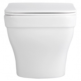 Унитаз Aquatek Амадео подвесной, безободковый, тонкое сиденье микролифт быстросъем