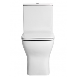 Унитаз-компакт Aquatek Леон Квадро безободковый, смыв торнадо, тонкое сиденье микролифт