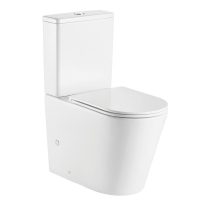 Унитаз напольный Azario Vetro AZ-2149 безободковый, с бачком и сиденьем микролифт