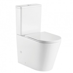 Унитаз напольный Azario Vetro AZ-2149 безободковый, с бачком и сиденьем микролифт