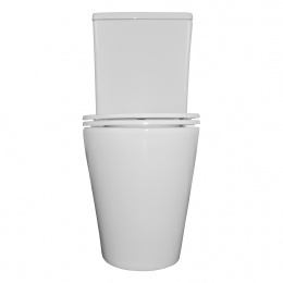 Унитаз напольный Azario Vetro AZ-2149 безободковый, с бачком и сиденьем микролифт