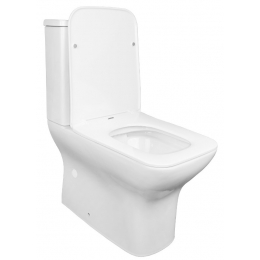 Унитаз напольный Azario Fresco AZ-8302 безободковый, в комплекте с бачком и сиденьем микролифт