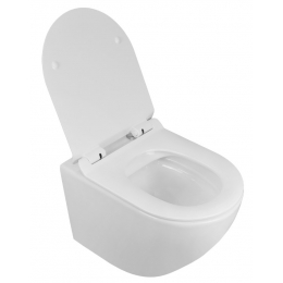 Унитаз подвесной Azario Grado AZ-0046N, безободковый, с сидением микролифт