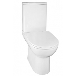 Унитаз напольный Azario Kano 93590 безободковый, в комплекте с бачком и сиденьем микролифт