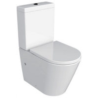 Унитаз напольный Azario Luana в комплекте с арматурой, сиденье микролифт AZ-8593