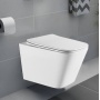 Сиденье для унитаза Azario Teramo AZ-0052 квадратное