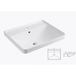 Раковина Azario Monte 60 накладная на тумбу