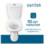 Унитаз-компакт Santek Анимо ЭКОНОМ 1WH110032 с диагональным выпуском,сиденье полипропилен