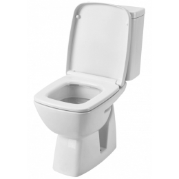 Унитаз-компакт Santek Нео Лайт 1WH302409, косой выпуск, дюропласт микролифт быстросъем, 2 режима