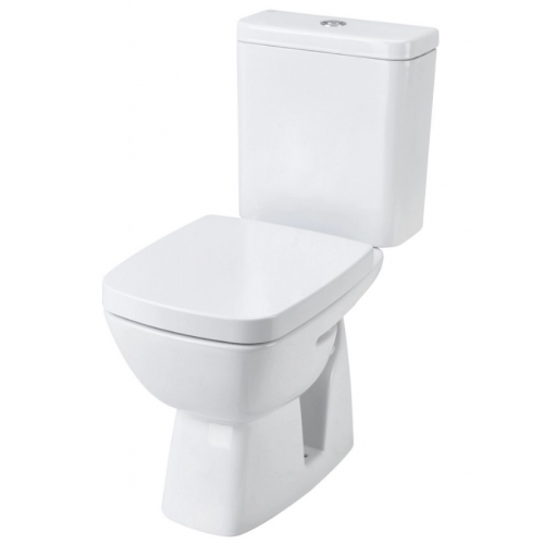 Унитаз-компакт Santek Нео Лайт 1WH302409, косой выпуск, дюропласт микролифт быстросъем, 2 режима купить в интернет магазине Санрай73