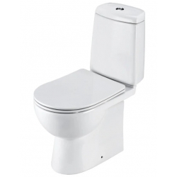 Унитаз-компакт Santek Остин с горизонтальным выпуском, сиденье тонкое микролифт, 2 режима