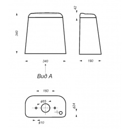 Бачок ИДЕАЛ н/п Sanita