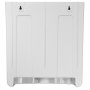 Бачок пластиковый AZARIO 360x126x390 с соединительной трубой, белый