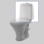 Бачок АТТИКА н/п (16,5 см) Sanita