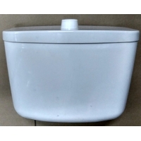 Бачок ПЛАСТИКОВЫЙ нижний, с белой(черной) кнопкой, без полки, г. Киров