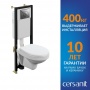 Комплект DELFI 5в1 (унитаз+инсталляция) Black