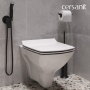 Комплект Cersanit Carina XL CO DPL EO slim инсталляция Vector, кнопка Corner
