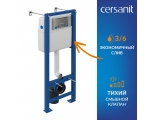 Комплект Cersanit Carina XL CO DPL EO slim инсталляция Vector, кнопка Corner