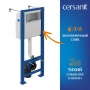 Комплект Cersanit Carina XL CO DPL EO slim инсталляция Vector, кнопка Corner