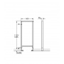 Пустая рама для систем инсталляции GROHE Rapid SL (1,13 м)  38548001